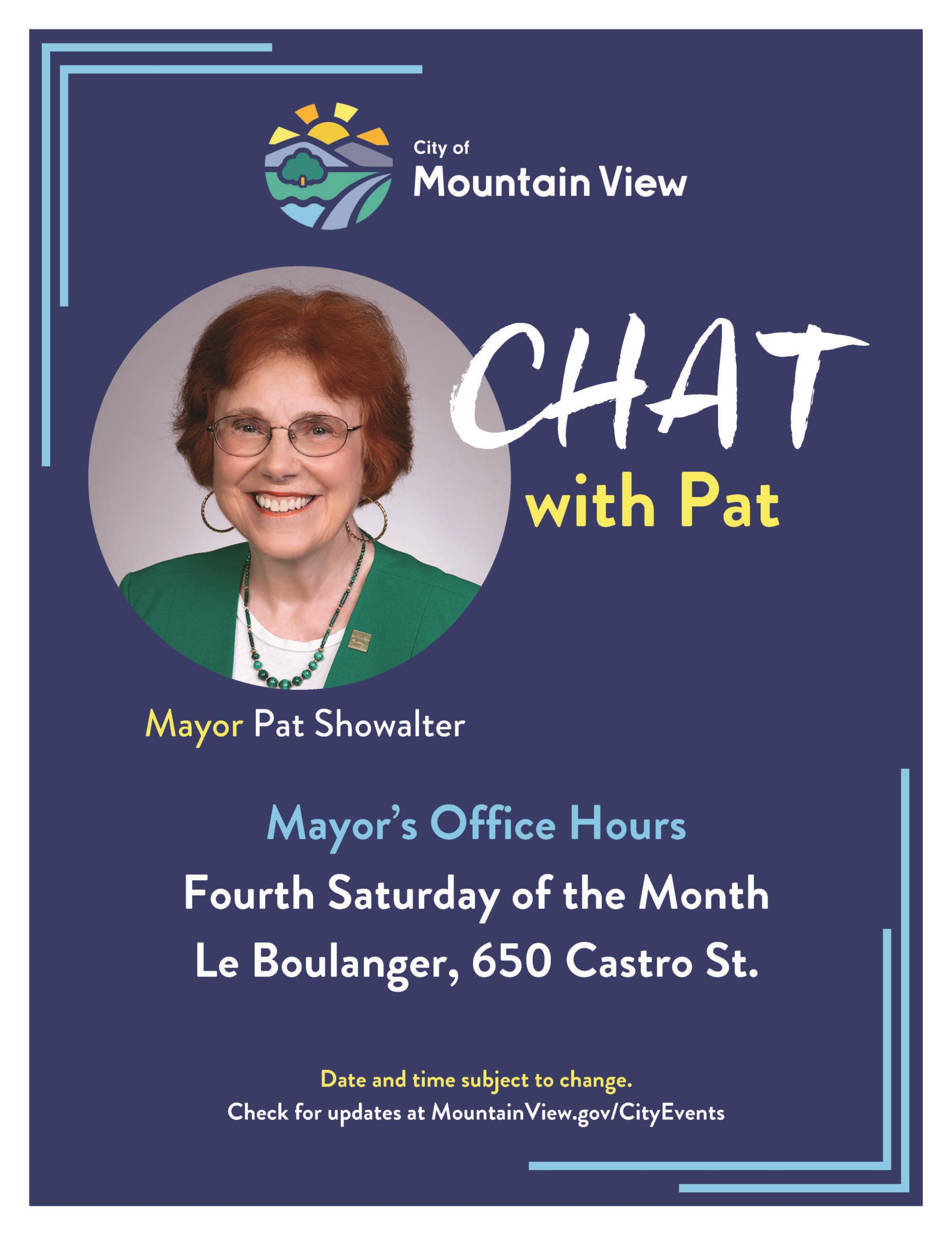 2024 Chat with Pat Flyer